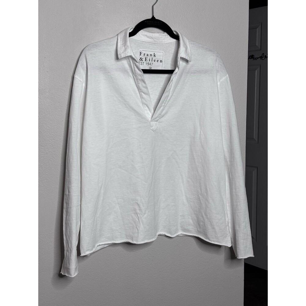 Frank & Eileen Patrick Popover in Heritage Jersey White; M